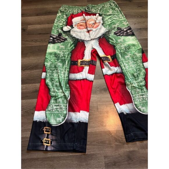 Dreamwave Christmas Santa Claus Fleece Pants Men’s Size 2XL NEW - Picture 3 of 11